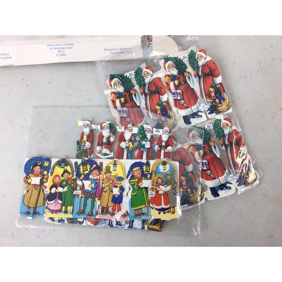 Vintage Christmas Holiday Decorations Cut Outs NEW - Picture 2 of 8